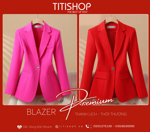 Áo Blazer Nữ Titishop (S-4XL)