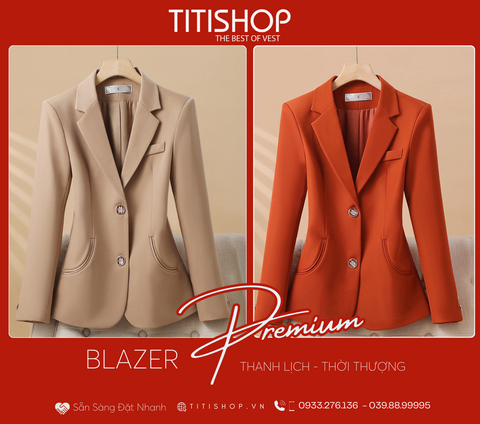 Áo Blazer Nữ Titishop (S-4XL)