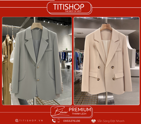 Áo Blazer Nữ Titishop (S-XL)