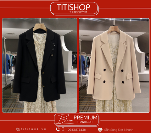 Áo Blazer Nữ Titishop (S-XL)