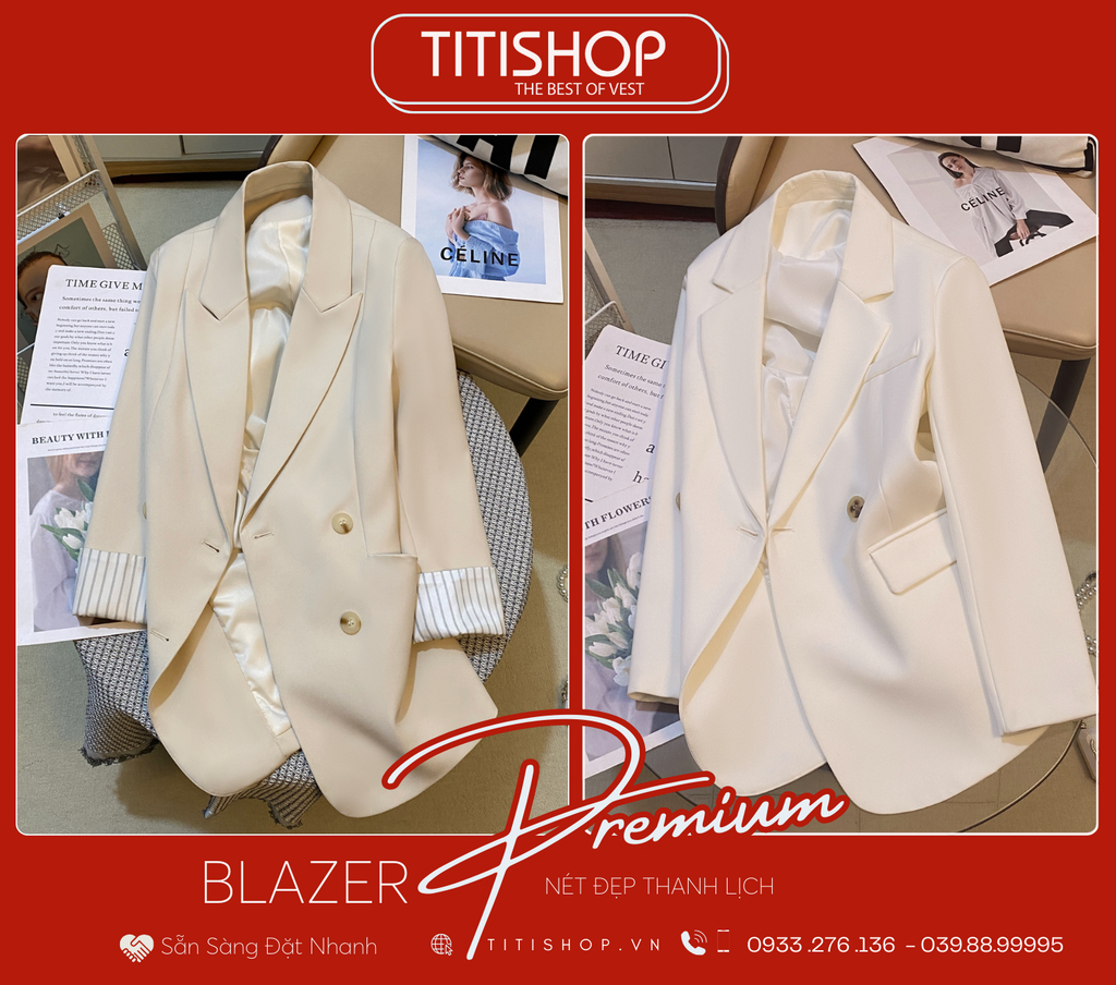 Áo Blazer Nữ Titishop (S-XL)