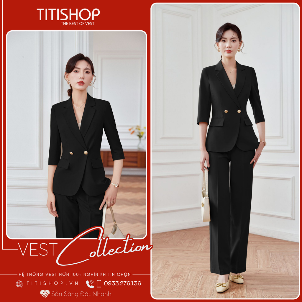 Áo Vest Nữ Tay Lỡ TITISHOP premium