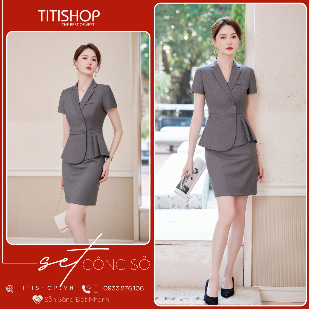 Áo Vest Nữ TITISHOP Tay Ngắn
