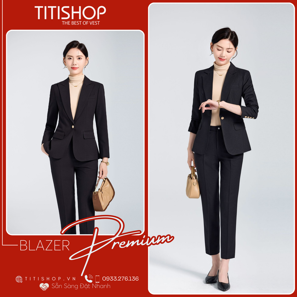 Áo Blazer Nữ TITISHOP premium