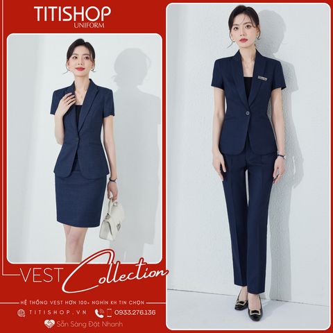 Áo Vest Nữ TITISHOP Tay Ngắn