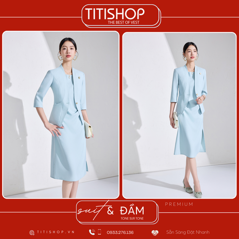 Áo Vest Nữ MIX Đầm TITISHOP