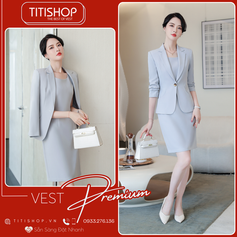 Áo Vest Nữ MIX Đầm TITISHOP
