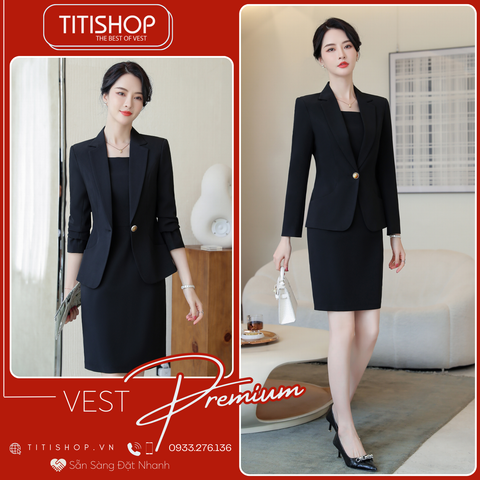 Áo Vest Nữ MIX Đầm TITISHOP