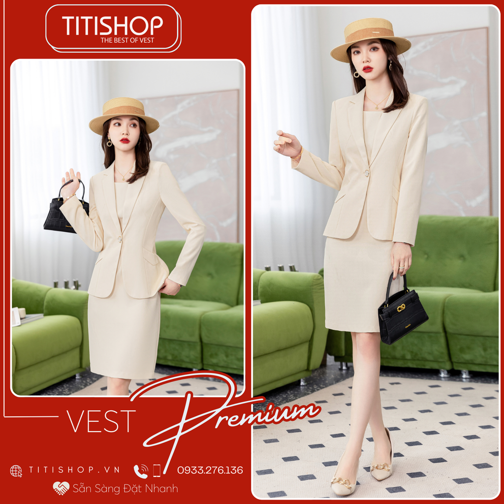 Áo Vest Nữ MIX Đầm TITISHOP
