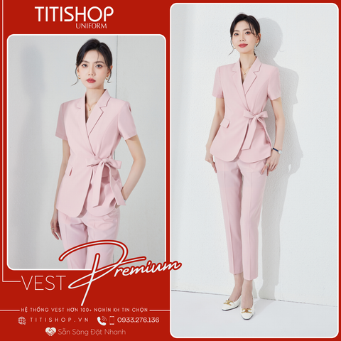 Áo Vest Nữ TITISHOP Tay Ngắn