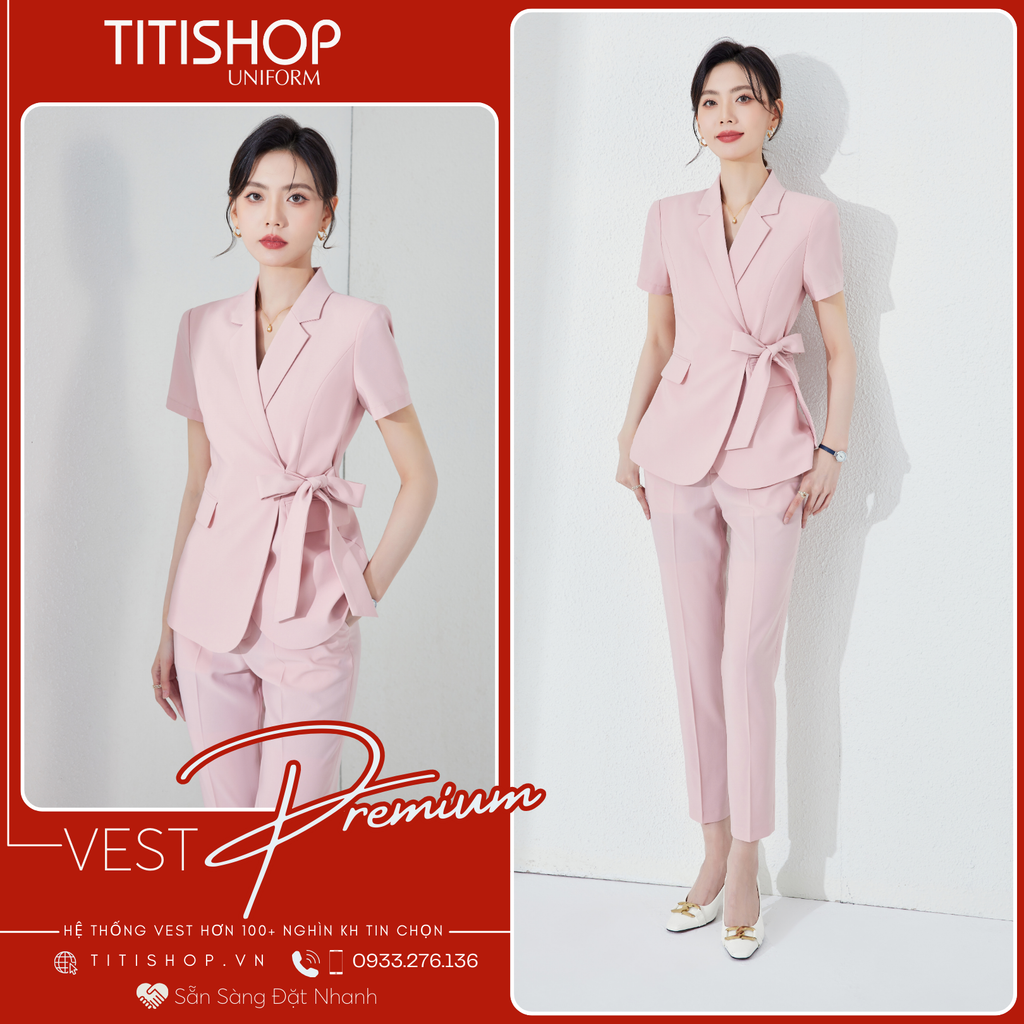 Áo Vest Nữ TITISHOP Tay Ngắn