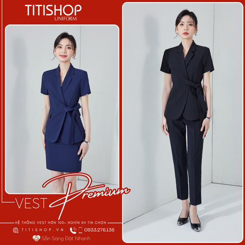 Áo Vest Nữ TITISHOP Tay Ngắn