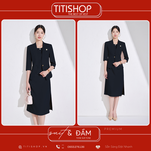 Áo Vest Nữ MIX Đầm TITISHOP