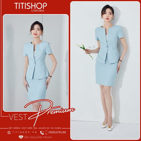 Áo Vest Nữ TITISHOP Tay Ngắn