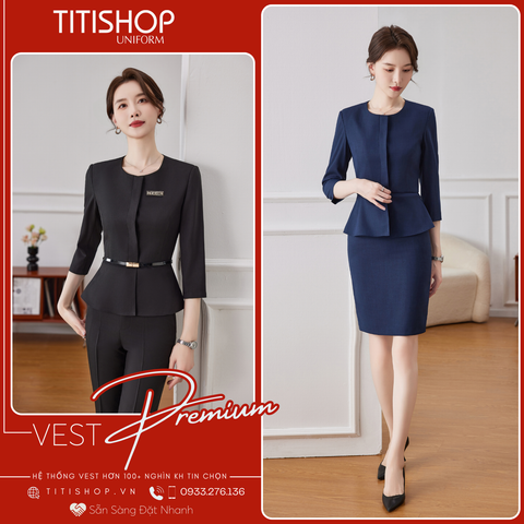 Áo Vest Nữ TITISHOP Tay Ngắn
