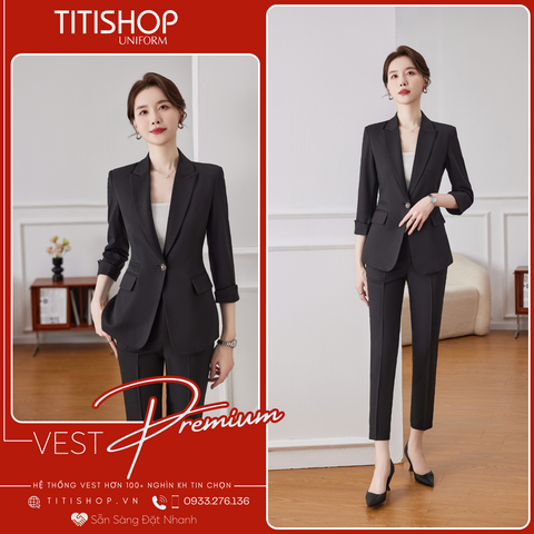 Áo Vest Nữ TITISHOP Tay Ngắn