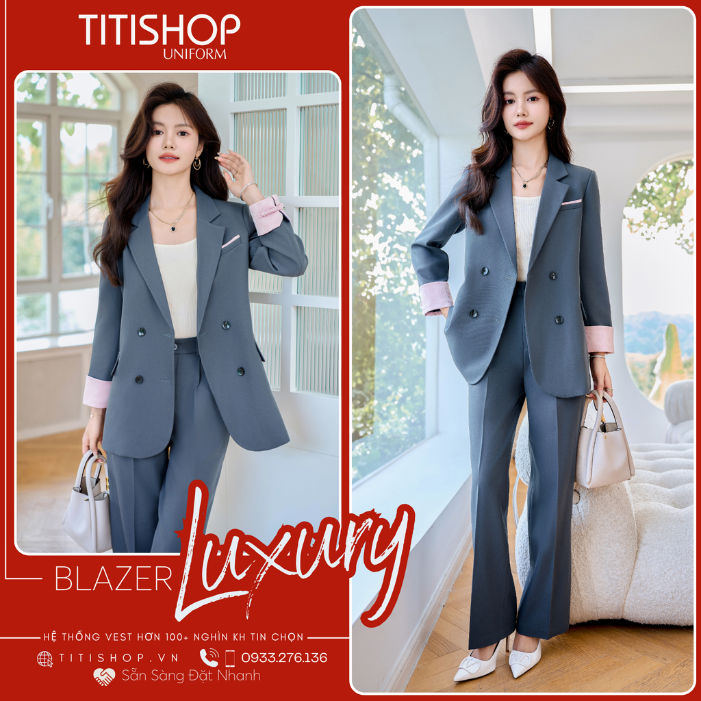 Áo Blazer Nữ TITISHOP premium