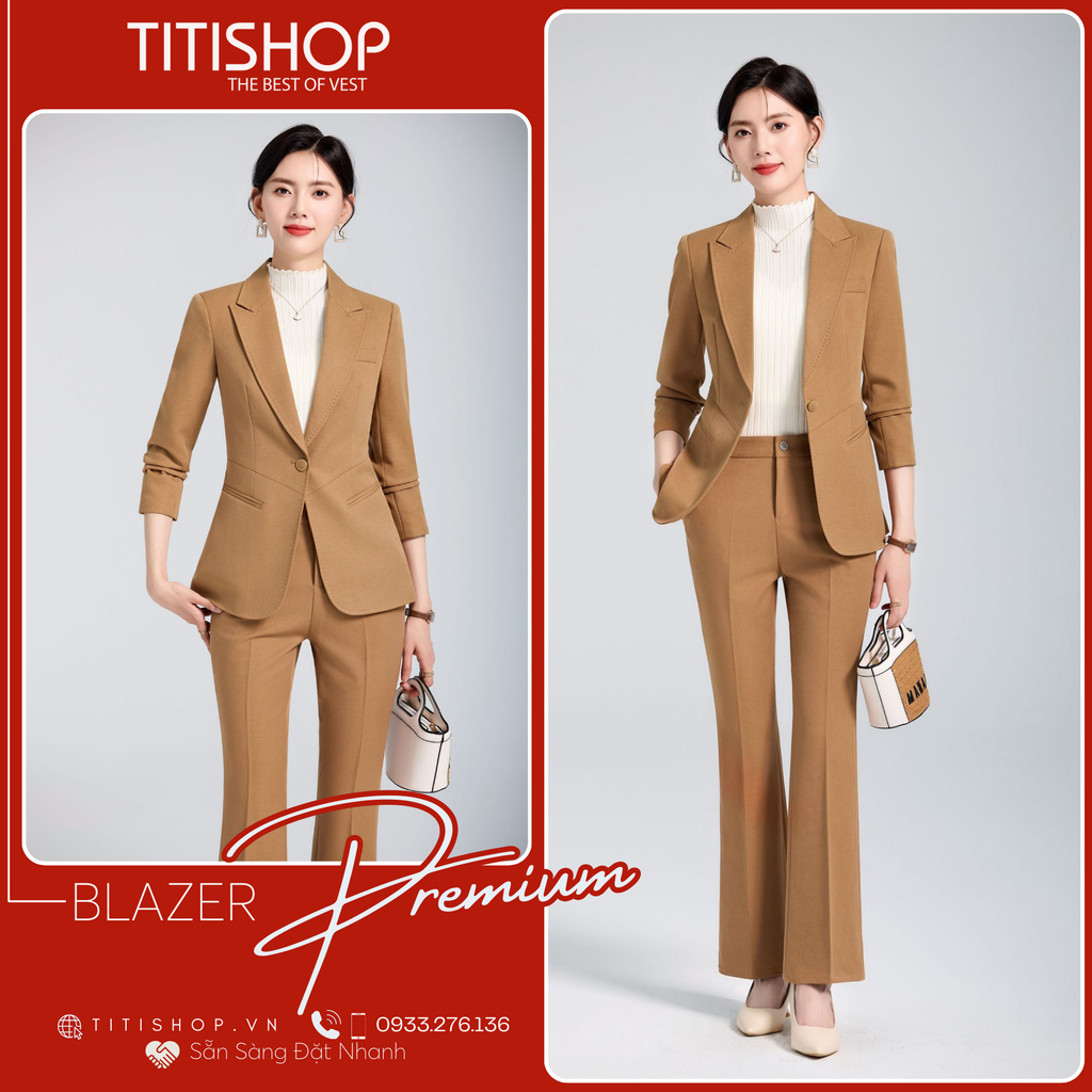 Áo Blazer Nữ TITISHOP premium