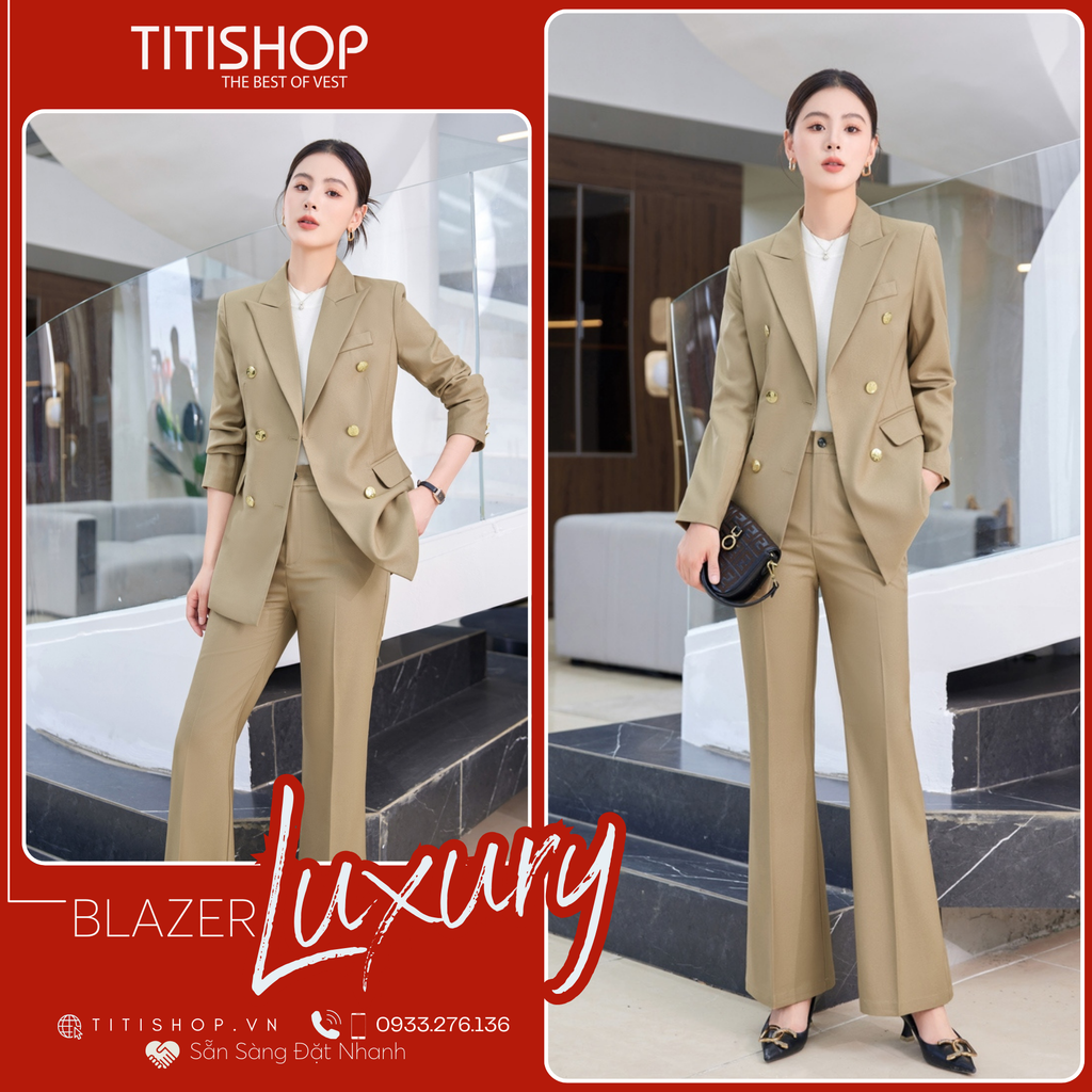 Áo Blazer Nữ TITISHOP premium
