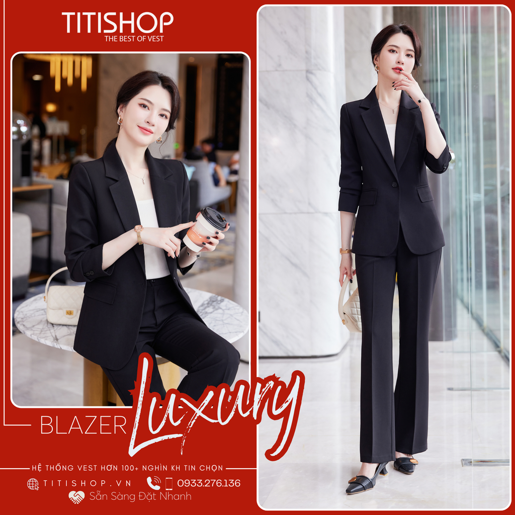 Áo Blazer Nữ TITISHOP premium