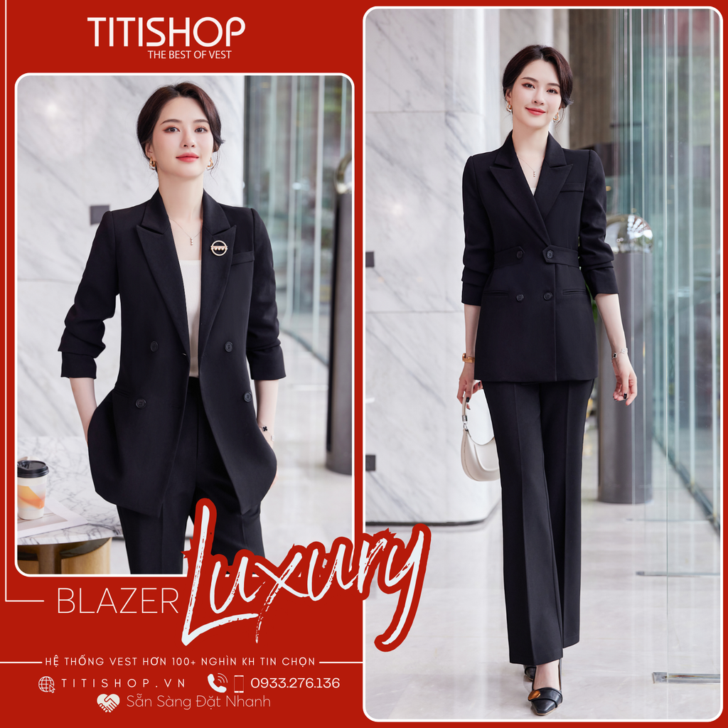 Áo Blazer Nữ TITISHOP premium