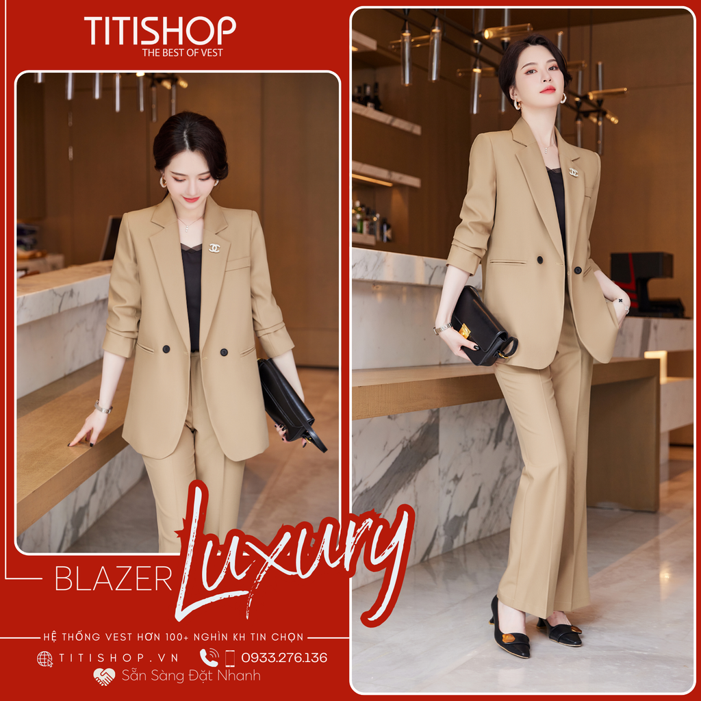 Áo Blazer Nữ TITISHOP premium
