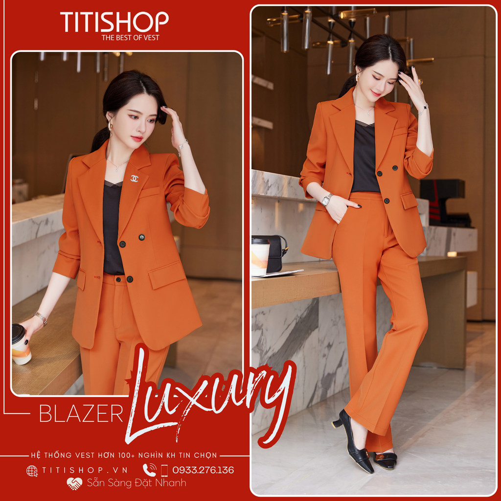 Áo Blazer Nữ TITISHOP premium