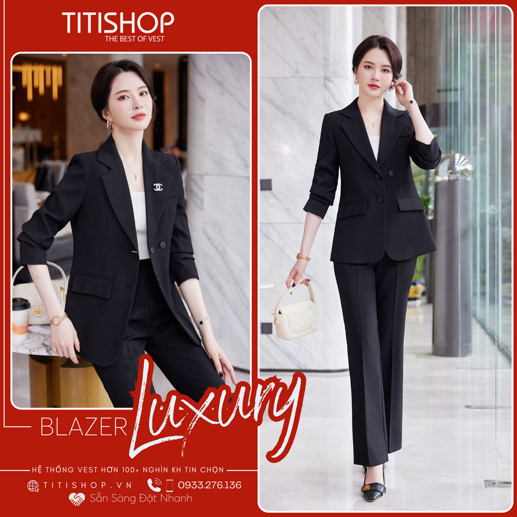 Áo Blazer Nữ TITISHOP premium