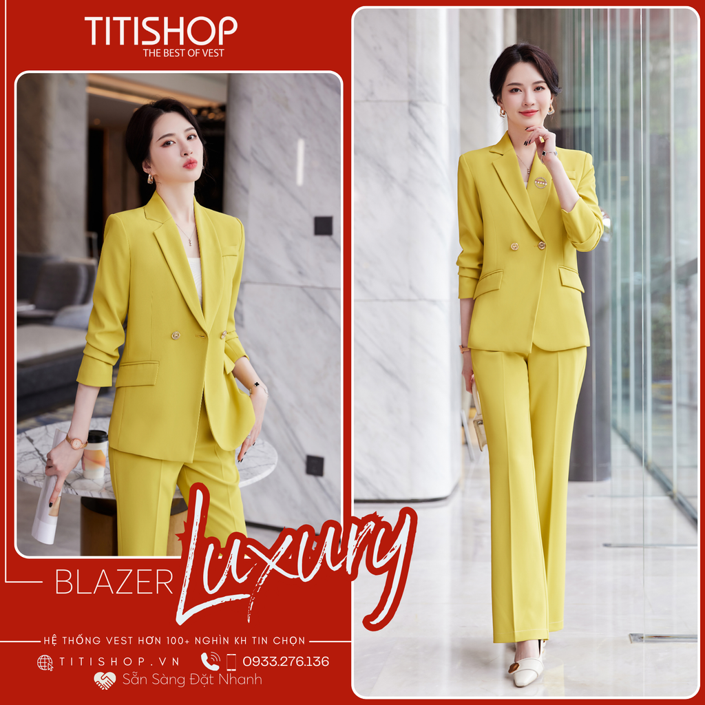 Áo Blazer Nữ TITISHOP premium