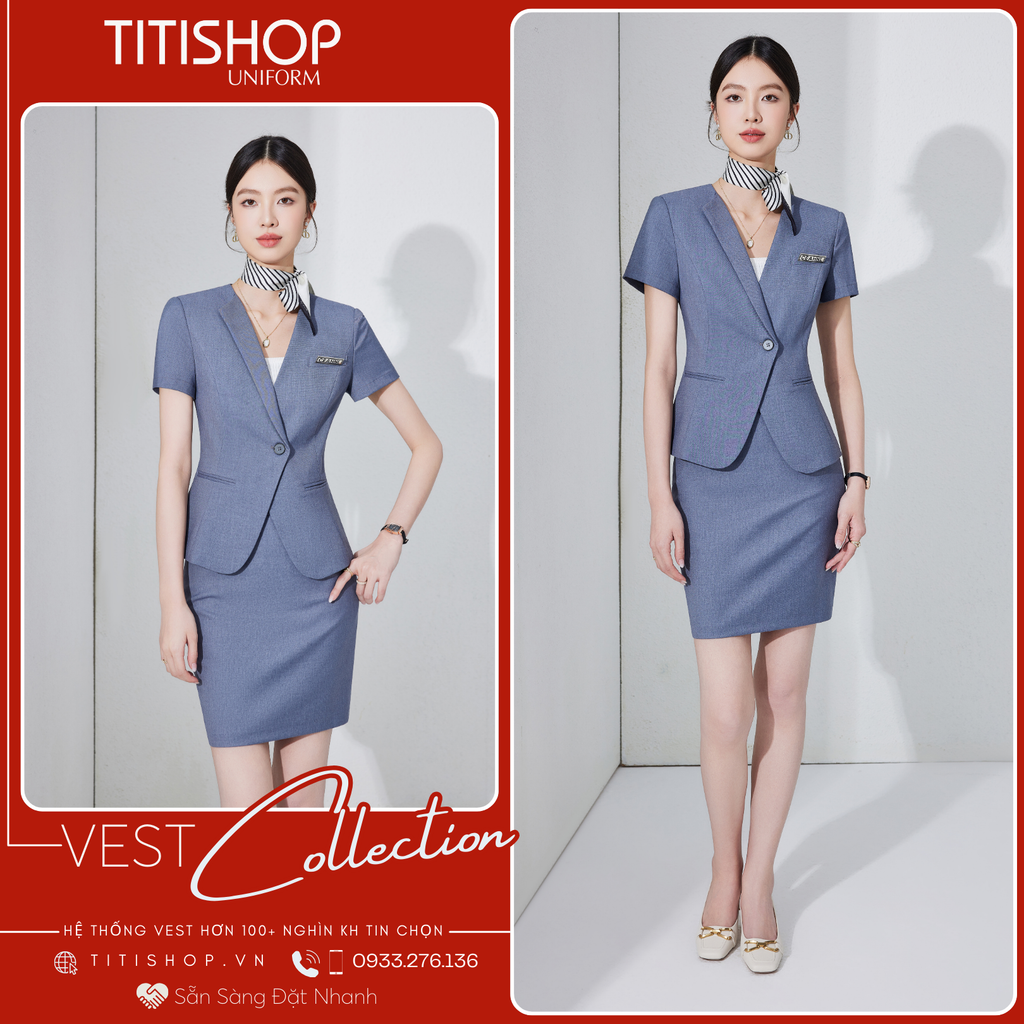 Áo Vest Nữ TITISHOP Tay Ngắn