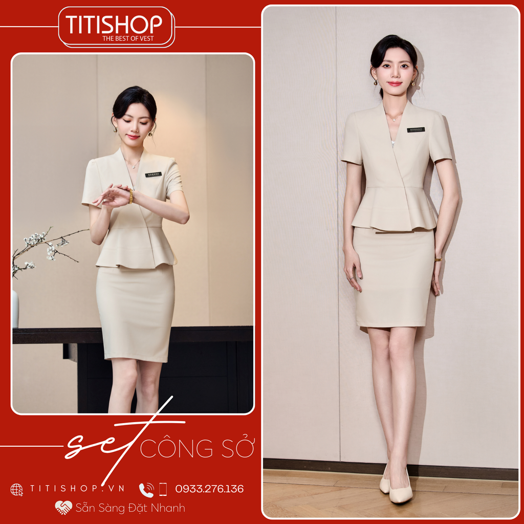 Áo Vest Nữ TITISHOP Tay Ngắn