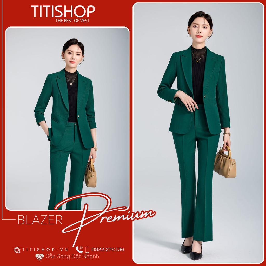 Áo Blazer Nữ TITISHOP premium