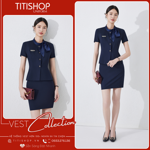 Áo Vest Nữ TITISHOP Tay Ngắn