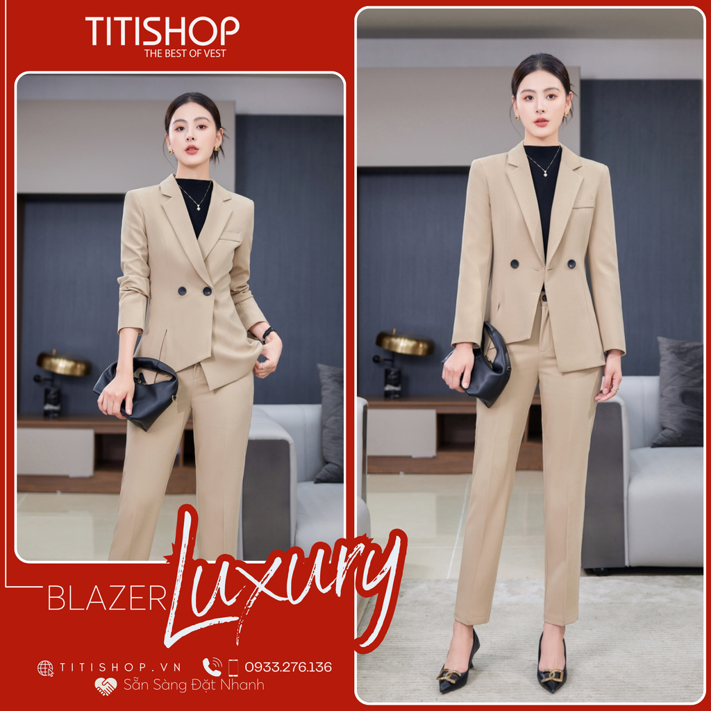 Áo Blazer Nữ TITISHOP premium