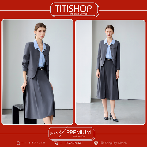 Áo Vest Nữ MIX Đầm TITISHOP
