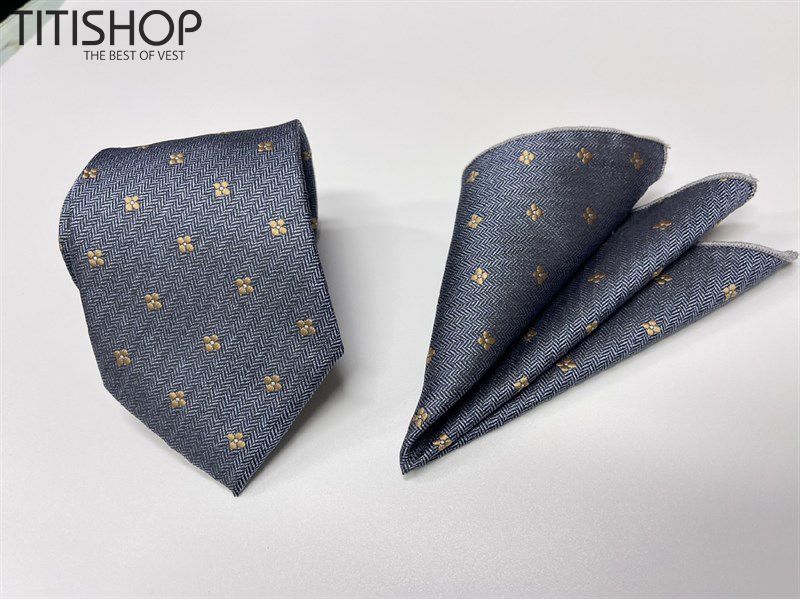 Sét Bộ Cavat & Khăn Cài 1022 TITISHOP