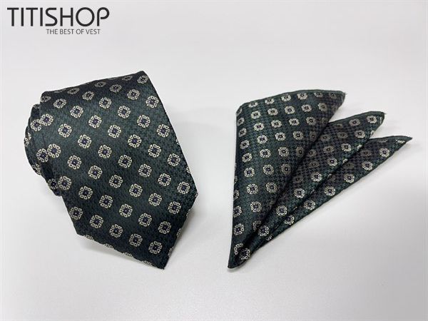 Sét Bộ Cavat & Khăn Cài 1024 TITISHOP