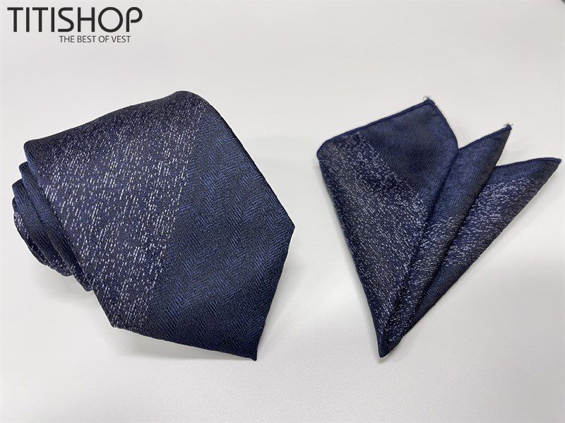 Sét Bộ Cavat & Khăn Cài 1028 TITISHOP
