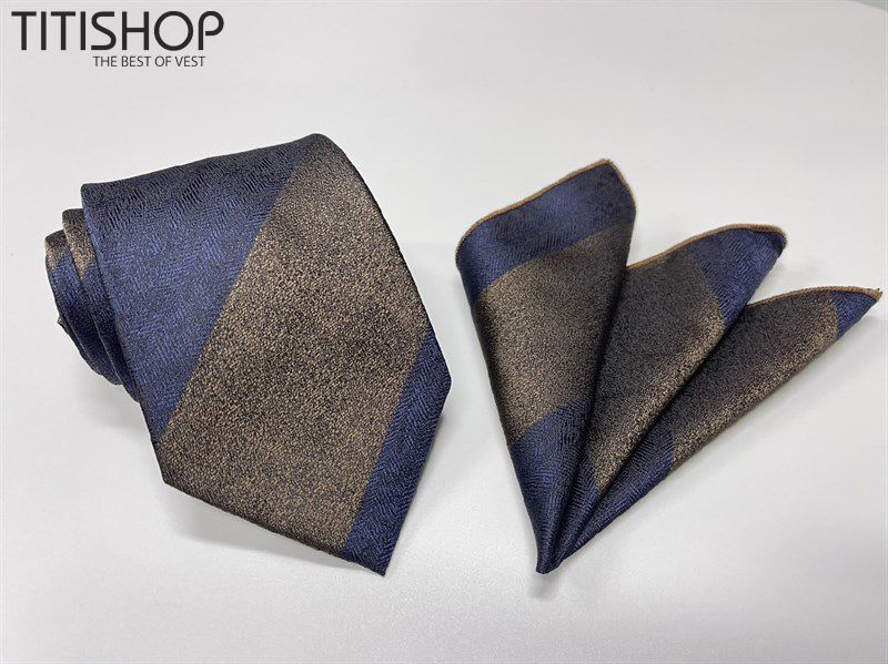 Sét Bộ Cavat & Khăn Cài 1029 TITISHOP
