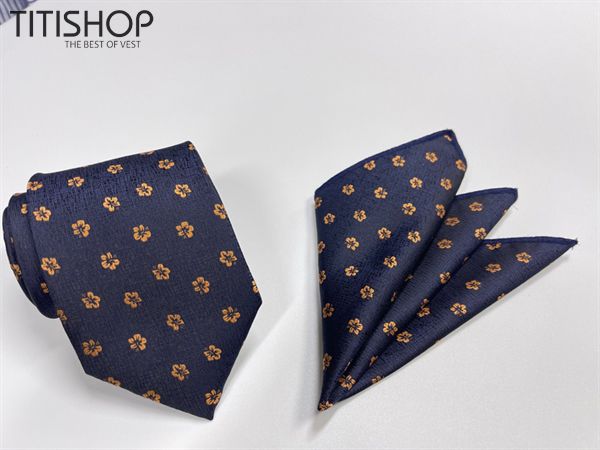 Sét Bộ Cavat & Khăn Cài 1057 TITISHOP