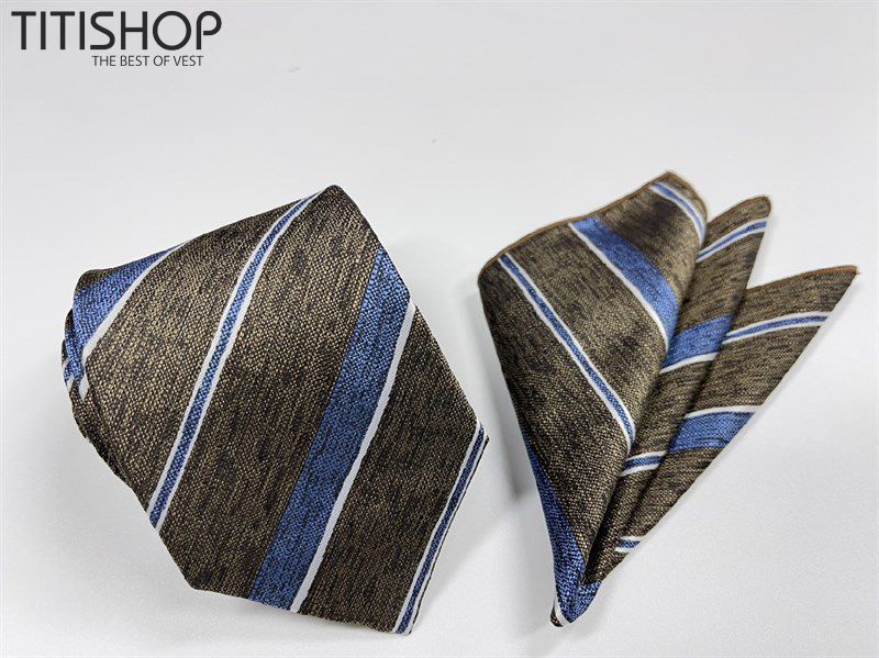 Sét Bộ Cavat & Khăn Cài 1069 TITISHOP