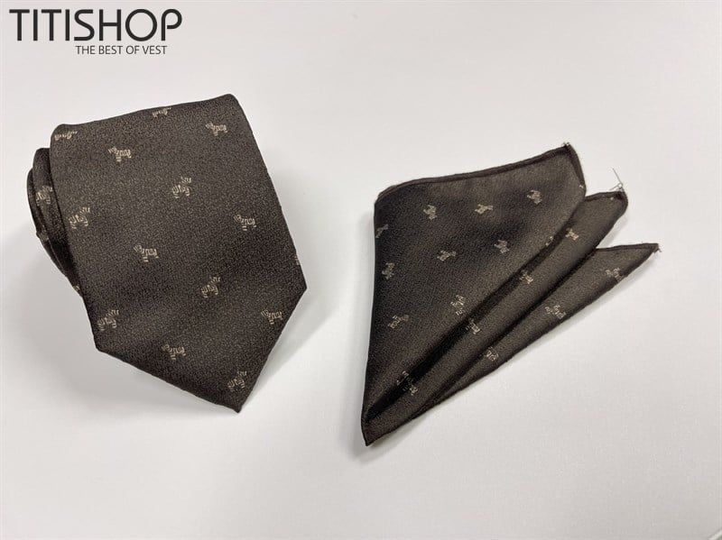 Sét Bộ Cavat & Khăn Cài 1073 TITISHOP