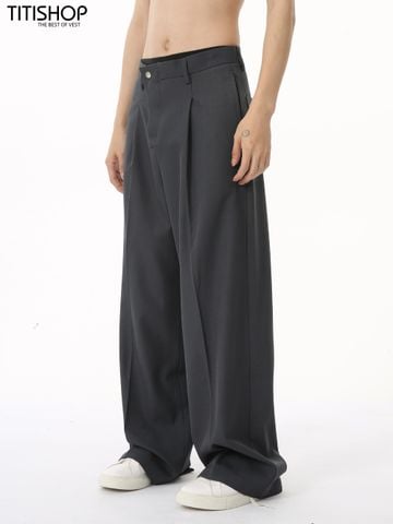 Quần Tây Ống Rộng , Ống Suông TITISHOP  From Chuẩn