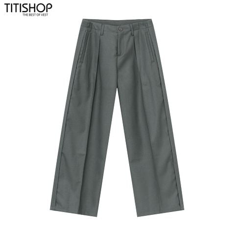 Quần Tây Ống Rộng , Ống Suông TITISHOP  From Chuẩn