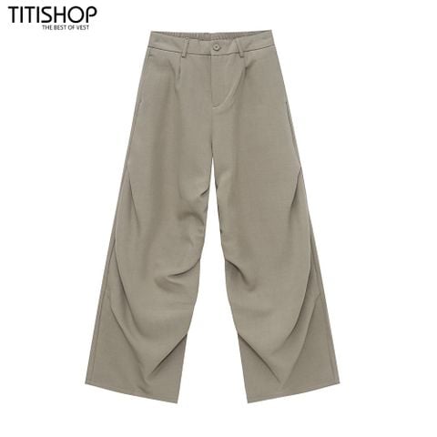 Quần Tây Ống Rộng , Ống Suông TITISHOP  From Chuẩn