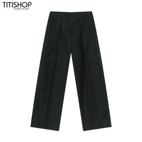 Quần Tây Ống Rộng , Ống Suông TITISHOP  From Chuẩn