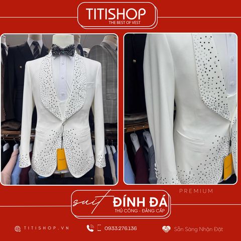 Suit TUXEDO Đính Đá Thủ Công Luxury