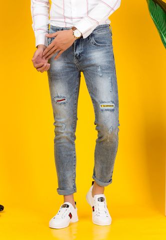 Quần Jeans Nam Titishop QJ308 WAX Cao cấp