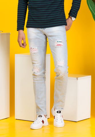 Quần Jeans Nam Titishop QJ304 WAX Cao cấp