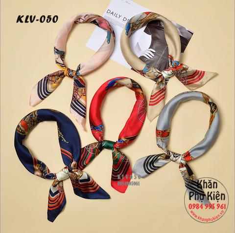 Khăn Lụa Vuông Hàn Quốc (KLV050)